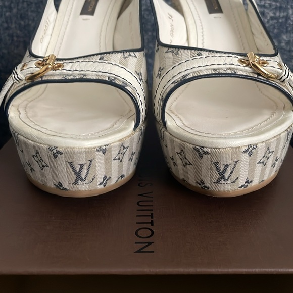 Authentic Louis Vuitton Monogram Canvas Espadrilles. Size:36. - Picture 5 of 13